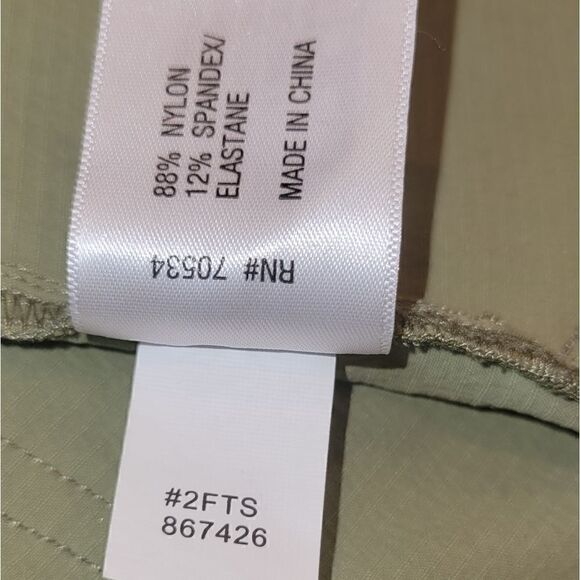 NWOT Orvis Sage Green Athletic Casual Outdoor Shorts Elastic Waist M - Picture 13 of 14